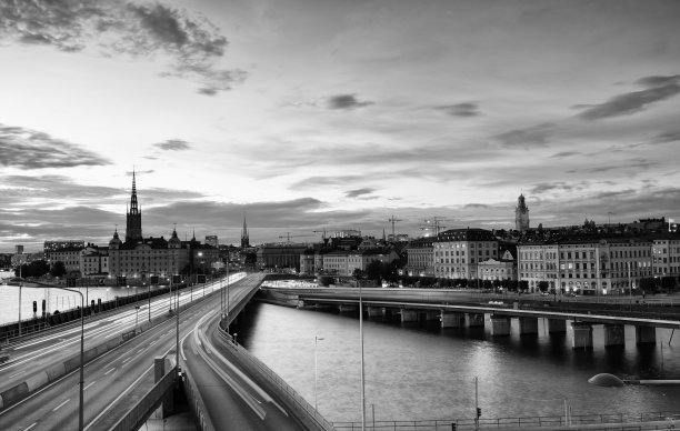 斯德哥尔摩天际线。图片下载