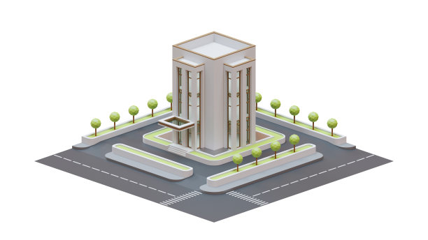 构建3D渲染插图元素06图片下载