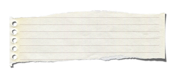 剪切或撕裂内衬纸背景纹理孤立图片下载