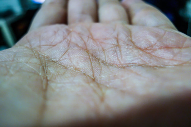 一个男人的手掌特写图片下载