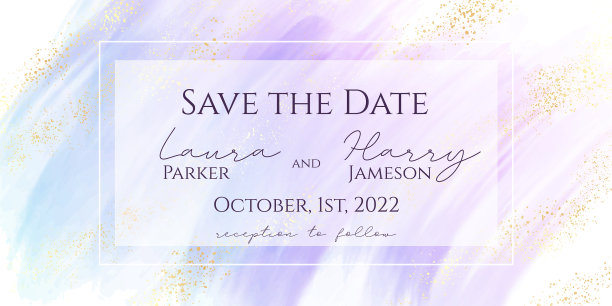 紫色蓝色液体水彩背景与图片下载