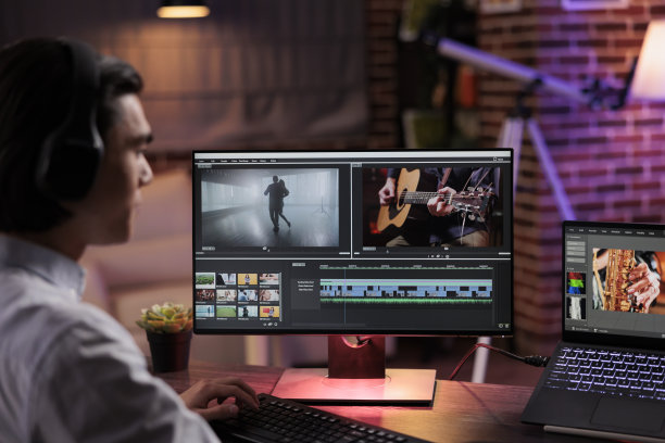 内容创作者编辑视频片段图片下载