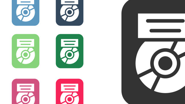 黑色光盘奖在框架图标孤立上图片下载