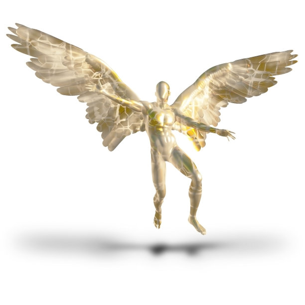 天使存有持有神圣之光图片下载