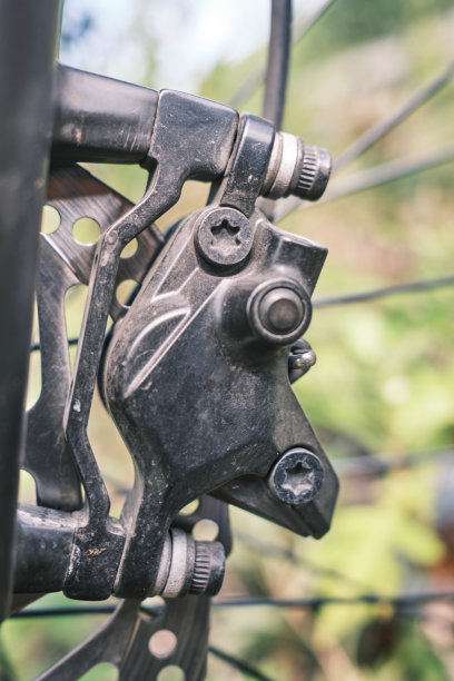 MTB刹车特写图片下载