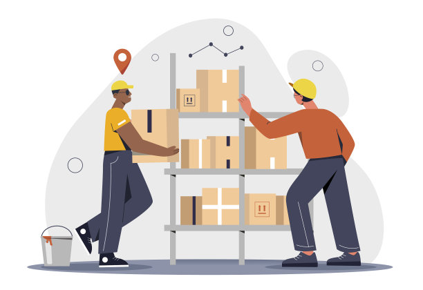 仓库工人概念图片下载