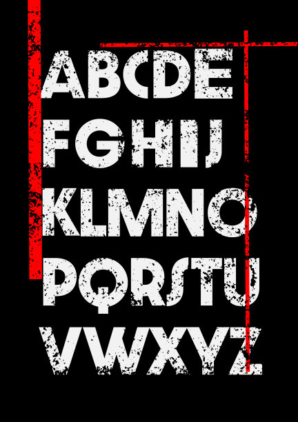 艺术字体Grunge纹理抽象背景向量图片下载