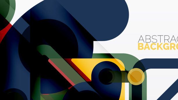 几何基元线圆抽象图片下载