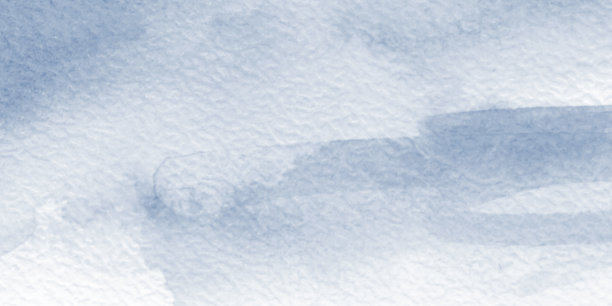 抽象绘画。青色单色蓝的水彩纹理。现代艺术景观。绘制背景，天空，雪，冰的概念图片下载