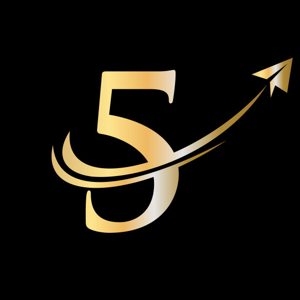 字母5旅行标志模板初始旅行标志图片下载