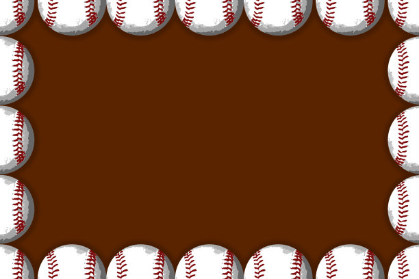 红色运动卡背景棒球框架boarder绘图娱乐运动背景标志插图图片下载