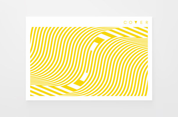 封面设计模板。视觉艺术插图。几何背景由条纹。3d矢量模式的小册子，年度报告，杂志，海报，演示文稿，传单或横幅。图片下载