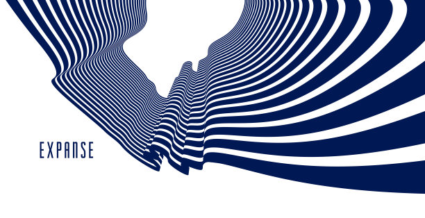 三维抽象线条透视矢量背景，现代潮流设计元素，广告海报横幅和封面的酷风格布局，复古模板。图片下载