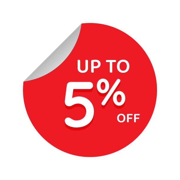 折扣优惠。折扣报价标志。特别优惠的象征。折扣标签徽章矢量插图。完美的设计商店和销售横幅图片下载