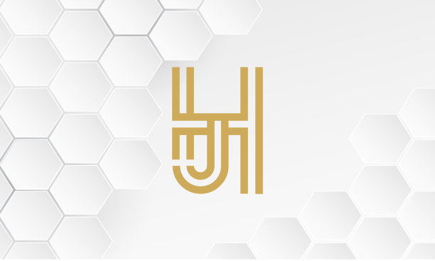 字母HJ或JH任何商业标志模板图片下载