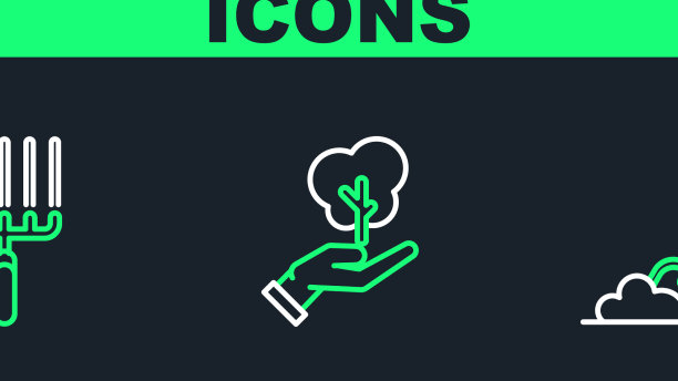 设线铲在园林耙地工作图片下载