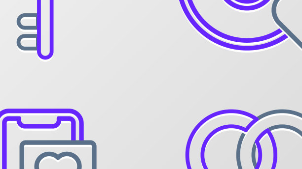 集行女性性别符号智能手机与图片下载