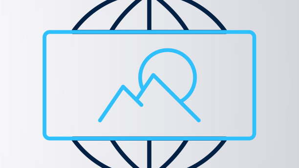 线广角图片图标孤立在白色图片下载