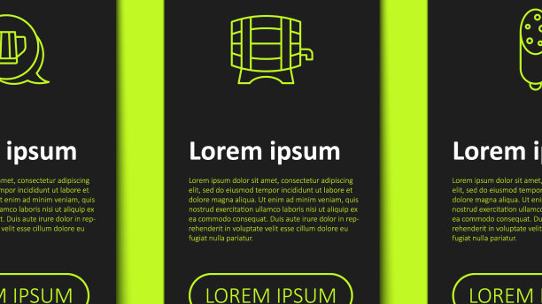 将线木啤酒杯桶放在架子上图片下载