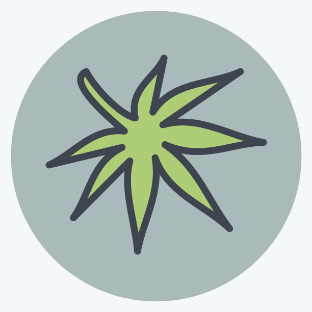 图标日语枫树，适合日语符号图片下载