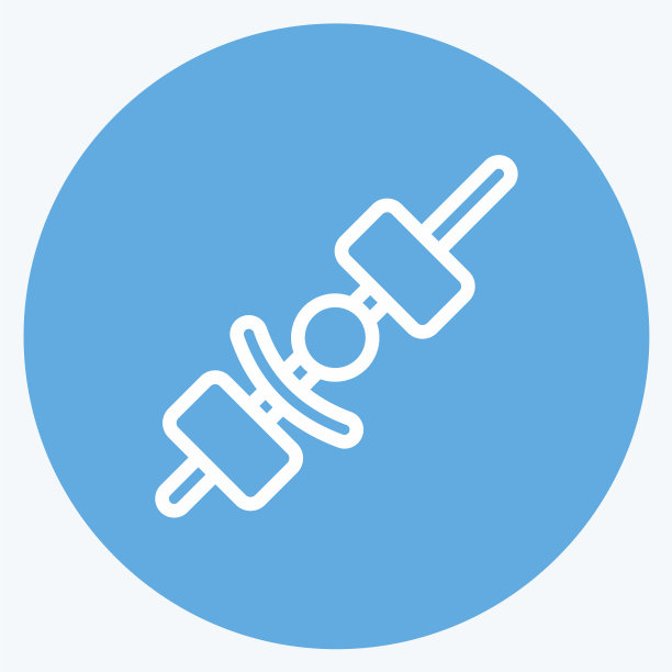 图标烤鸡适合日本的象征蓝色图片下载