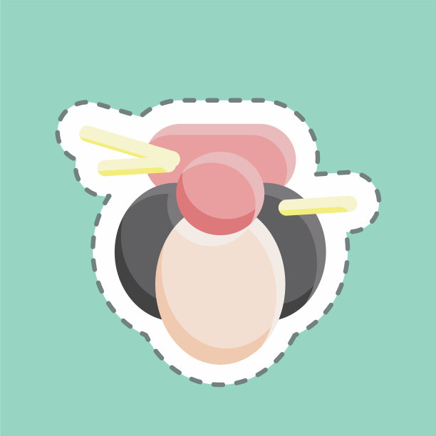 贴纸线剪艺妓适合日本人图片下载