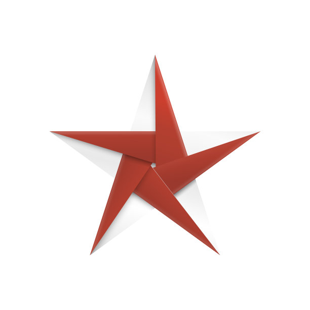 纸折的明星。棕色折纸圣诞星装饰图片下载