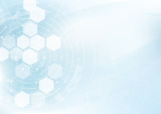 抽象背景六边形设计。科学未来能源技术。高科技数字的概念。矢量图图片下载