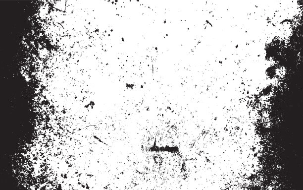 枯燥乏味的纹理效果。心疼覆盖粗糙纹理。抽象的单色。黑色孤立在白色背景。平面设计元素半色调的风格概念横幅，传单，海报等图片下载