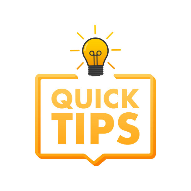 快速提示图标徽章。可用于网页或印刷设计。矢量插图。图片下载