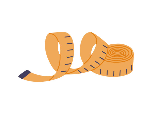 黄色的卷尺。图片下载