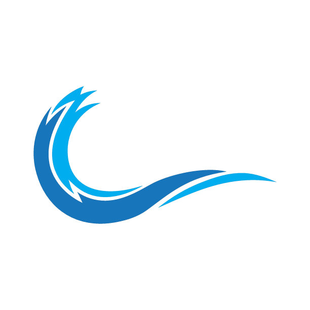 水波插图图片下载