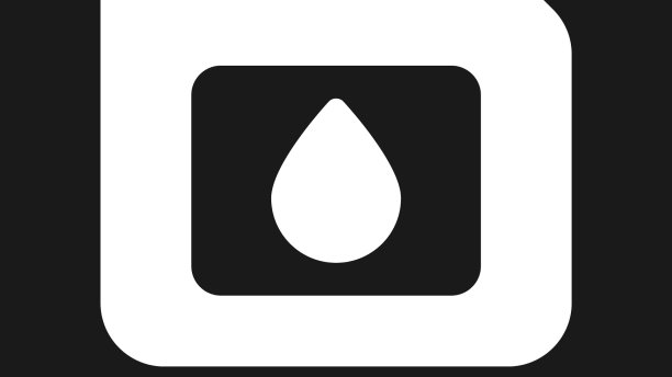 白色汽油罐图标隔离在黑色上图片下载