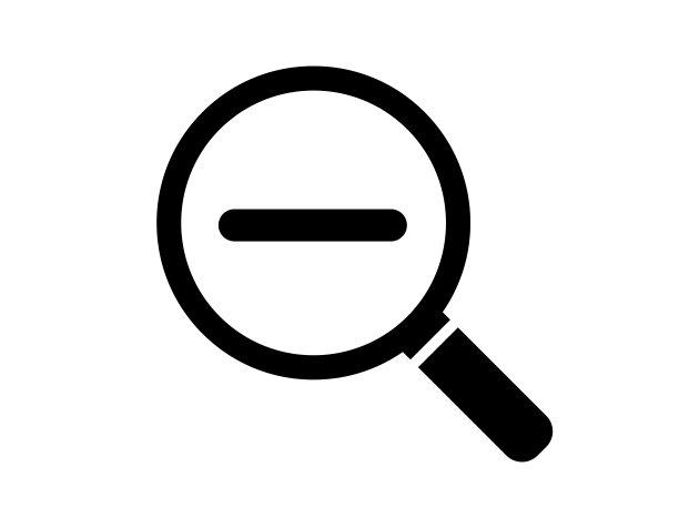 放大镜的矢量插图。放大镜图标。图片下载