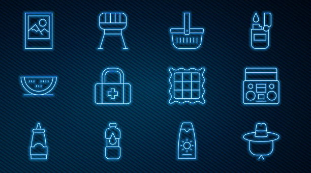 集线露营帽家居音响两套图片下载