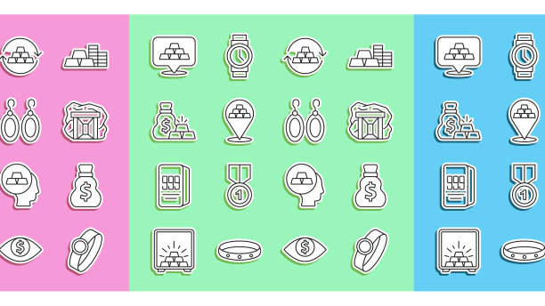 设行金戒指旧钱袋矿换图片下载