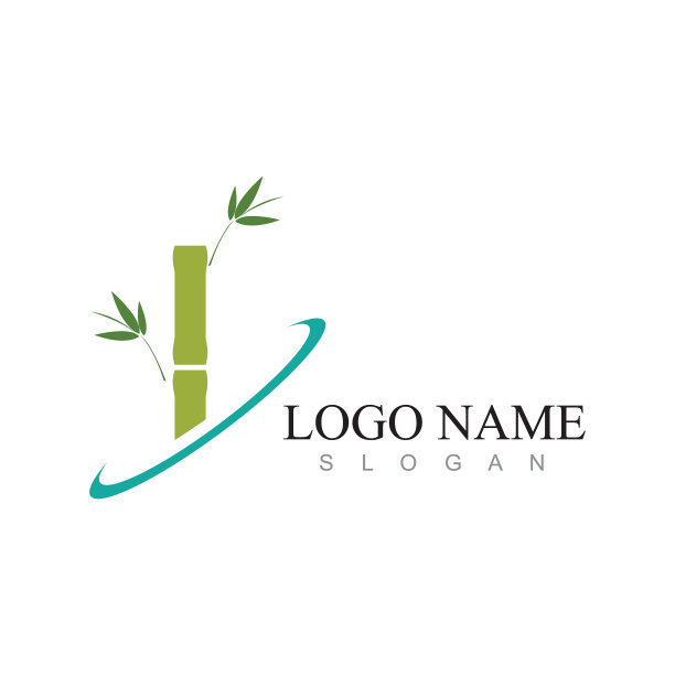 竹制logo模板图标图片下载