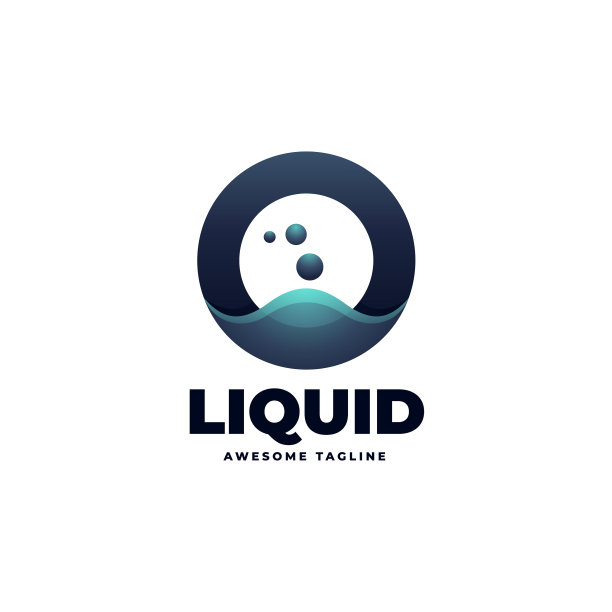 Logo液体渐变色风格图片下载