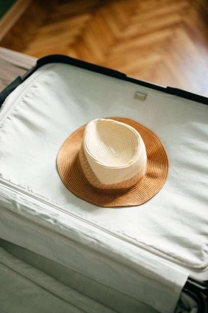 夏天的帽子准备打包图片下载
