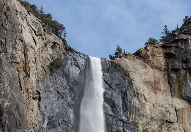 约塞米蒂国家公园的瀑布图片下载
