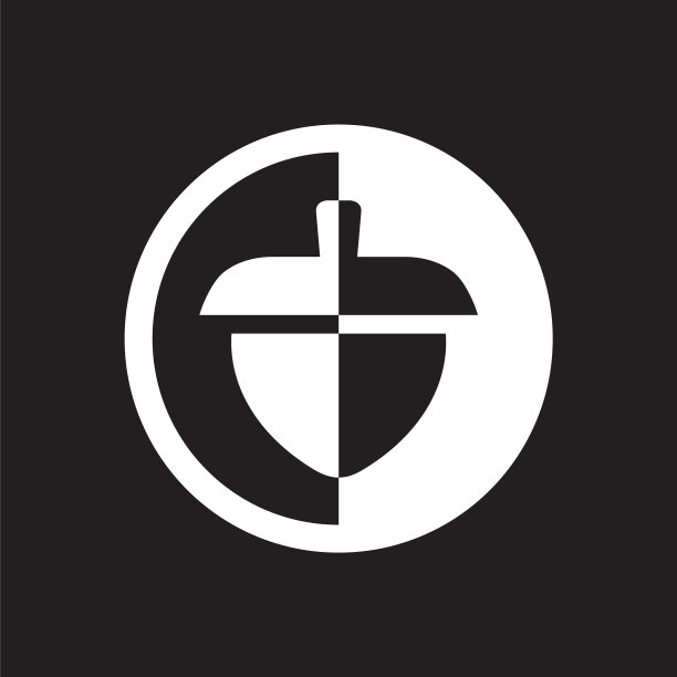 橡果标志图标元素设计模板图片下载