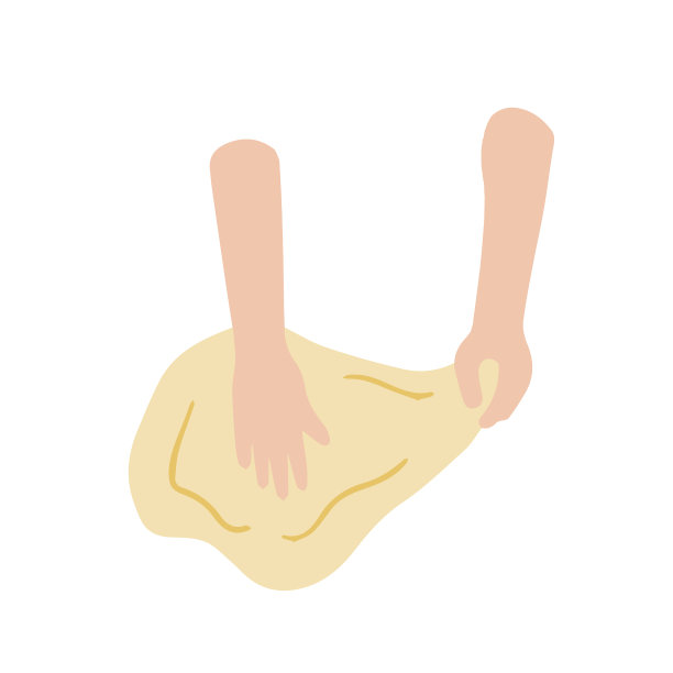 为披萨或烘焙准备面团图片下载