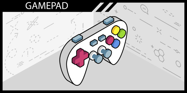 手柄等距设计图标网页3d彩色图片下载