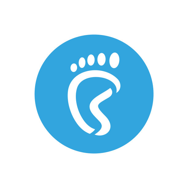 足标志图标设计模板足标志图片下载