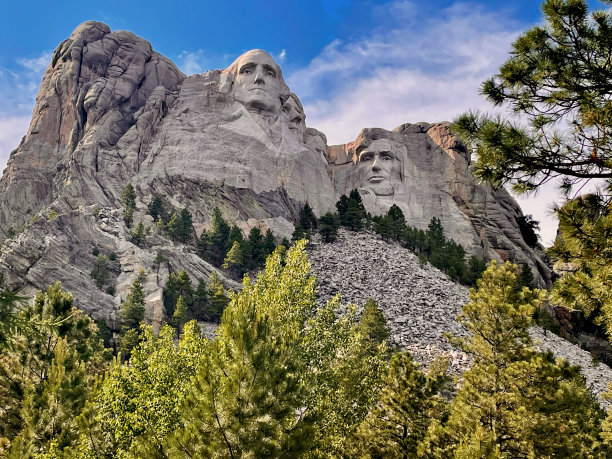 拉什莫尔山总统，南达科他州(美国)图片下载