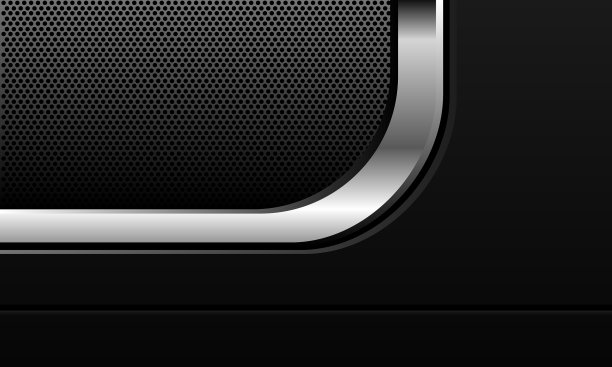 摘要银线曲线灰色圆网格图片下载