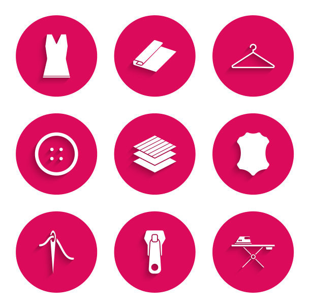 设置纺织面料卷拉链电熨斗和图片下载