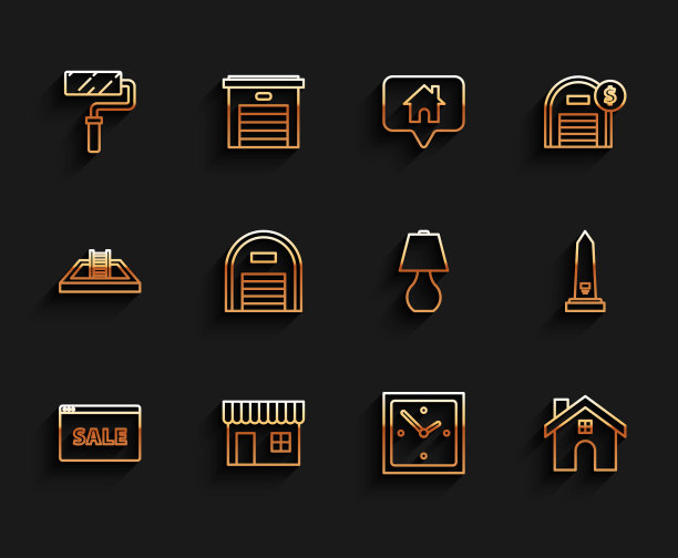 设置线挂标志与文字网上销售图片下载