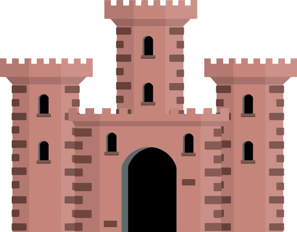 中世纪欧洲的石头城堡骑士要塞图片下载