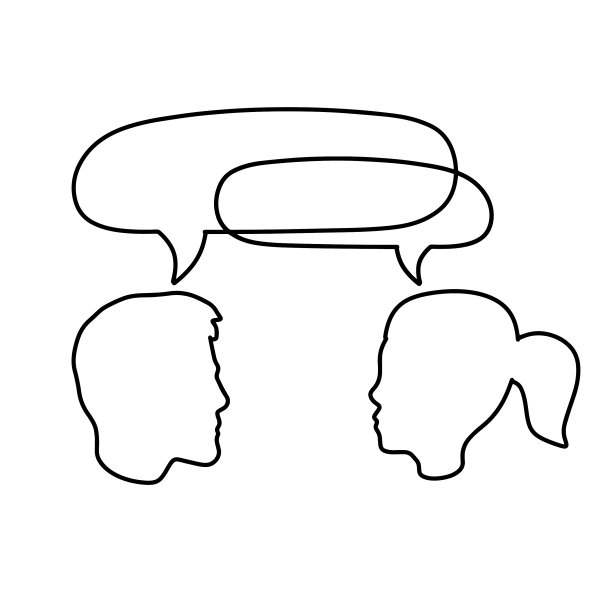 人们之间的对话图片下载